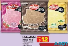 MİSKOS KAĞIT HELVA ÇEŞİTLERİ 45 G